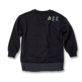 Slogan Print Jersey Sweatshirt